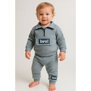 Costum din bumbac 100% pentru bebeluși - bro bbl15