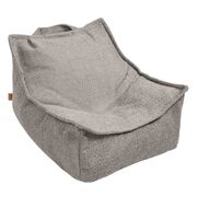 Fotoliu Tip Puf Pentru Copii Meowbaby   Boucle Bean Bag ,   Bej-maro Deschis, Material Certificat Oeko-tex Pjbmbopusb84ie