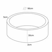 Piscina Cu Bile Boucle Pentru Copii Meowbaby   Balena,   Oat Biscuit Beige, Fara Bile, Material Certificat Oeko-tex Pjbmbsbawlr21220