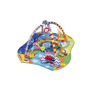 Salteluta interactiva, Lionelo, Anika, Cu jucarii, Oglinda, Perna, Conform cu standardul european de securitate EN71, Multicolor BYNLO-ANIKA_PLUS_BLUE/YELLOW