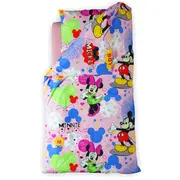 Cearsaf cu elastic din bumbac Ranforce cu personaje pentru patut/saltea de 120x120x12 cm ASC6427968007171
