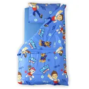 Cearsaf cu elastic din bumbac Ranforce cu personaje pentru patut/saltea de 120x120x12 cm ASC6427968007171