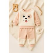 Set bluzita si pantaloni asortati fetite - cute puppy bbl5