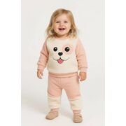 Set bluzita si pantaloni asortati fetite - cute puppy bbl5