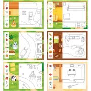 Set water magic de colorat: in jungla cu squishies