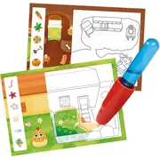 Set water magic de colorat: la ferma cu squishies