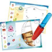 Set water magic de colorat: la mare cu squishies