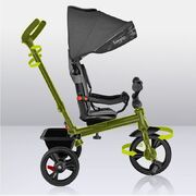 Tricicleta copii, Lionelo, Haari, Ultrapliabila, Multifunctionala, Suport picioare, Control al directiei, Scaun reversibil, Rotire 360 grade, Conform cu standardul european de securitate EN71, Gri BYNLO-HAARI_STONE_GREY