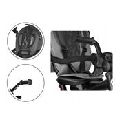 Tricicleta copii, Lionelo, Haari, Ultrapliabila, Multifunctionala, Suport picioare, Control al directiei, Scaun reversibil, Rotire 360 grade, Conform cu standardul european de securitate EN71, Gri BYNLO-HAARI_STONE_GREY