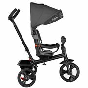 Tricicleta copii, Lionelo, Haari, Ultrapliabila, Multifunctionala, Suport picioare, Control al directiei, Scaun reversibil, Rotire 360 grade, Conform cu standardul european de securitate EN71, Gri BYNLO-HAARI_STONE_GREY