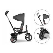 Tricicleta copii, Lionelo, Haari, Ultrapliabila, Multifunctionala, Suport picioare, Control al directiei, Scaun reversibil, Rotire 360 grade, Conform cu standardul european de securitate EN71, Gri BYNLO-HAARI_STONE_GREY