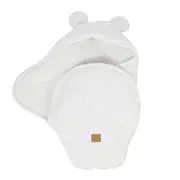 Baby Wrap With Teddy Ears - Boucle Alb ,   Confort Si Siguranta Din Primele Clipe Pjbmboot093