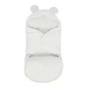 Baby Wrap With Teddy Ears - Boucle Alb ,   Confort Si Siguranta Din Primele Clipe Pjbmboot093