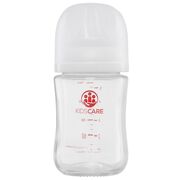 Biberon din sticla borosilicat 160 ml KidsCare cu tetina din silicon SUPKC-MBS160