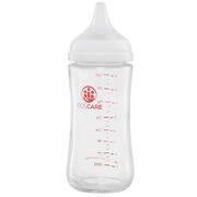 Biberon din sticla borosilicat 240 ml KidsCare cu tetina din silicon SUPKC-MBS240