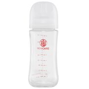 Biberon din sticla borosilicat 240 ml KidsCare cu tetina din silicon SUPKC-MBS240