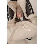 Car Seat Swaddle Din Muselina ,   Nisip   Paturica Moale Si Sigura Pentru Scaun Auto Pjbc-9829