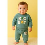 Costumas pentru baietei 2 piese - bluza big boy si pantaloni trmby925