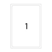 Etichete autoadezive Apli, A4, colturi rotunjite, 199.6 x 289.1 mm, 100 bucati, 100 coli/top BPTCAL02412