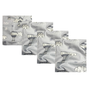 Lavete din muselina 4 buc,  40x40 cm, baloane Kreis Design