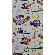 Lavete din muselina 4 buc,  40x40 cm, bufnite Kreis Design