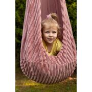 Leagan Tip Cocon Pentru Copii Meowbaby   Churros Cotton Candy White ,   Locul Preferat Pentru Joaca Si Relaxare Pjbmchhkk96