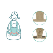 Marsupiu Natural ice blue (3.5-20kg.) Fillikid