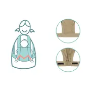 Marsupiu Natural ice blue (3.5-20kg.) Fillikid