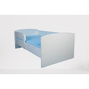 Pat copii Alb nepersonalizat model  Cu Protectie, 140x70 Cm Ptv8747