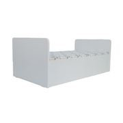 Pat copii Alb nepersonalizat model Nani compatibil saltea  130x60 Cm Ptv8776