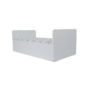 Pat copii Alb nepersonalizat model Nani compatibil saltea  180x80 Cm Ptv8781