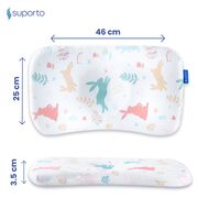 Perna Ortopedica Suporto Baby, 8-24 luni, Pentru bebelusi Impotriva Plagiocefaliei, Alba, Model Iepurasi SPTPBER000