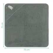 Prosop brodat Bear, green 75x75m. Fillikid