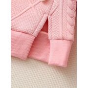 Set bebelusi roz cu floricele – bluza si pantaloni, moale si confortabil mbtu135