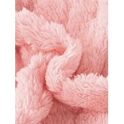 Set pufos bebelusi roz cu ursulet si fundita – bluza si pantaloni, calduros pentru sezonul rece mbtu137