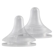 Set tetine din silicon KidsCare – 2 bucati, marimi 1 luna +, fara BPA SUPKC-TS1M+