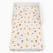 Lenjerie in 3 piese Forest pentru pat copii 2-16 ani compatibila cu saltea 180x80cm - ASC6427968007232