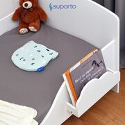 HUSA de schimb / Fata de perna - pentru Perna Bebelus Suporto Ursulet impotriva Plagiocefaliei - Bumbac 100%, Albastra SPTHPBE2BLUE