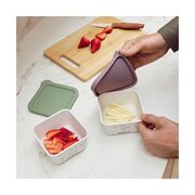 Set 2 recipiente ermetice mancare solida Miniland Chick TNA89458