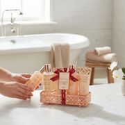 Set baie Scented Bath Bronze Vanilla & Coconut, IDC Institute, 4 piese, 44015