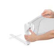 Bariera de protectie, BabyJem, 120 x 48,5 cm, alb JEMbj_8901