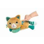 Clementoni - Pisicuta de plus cu melodii si vibratii ce imita torsul pentru relaxare si somn linistit ARTCL17969