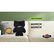 Fuggler - Jucarie de plus, 23 cm - Ciudateii cu fata de part, Munch Munch – Black long BKF15728A