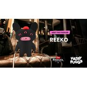 Fuggler - Jucarie de plus, 23 cm - Ciudateii cu par, Reeko - Mohawk - Black  BKF15727D