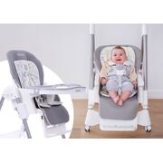 Neno Sedi Gri - scaun de masă multifuncțional JEMNEN-BAB-ME003