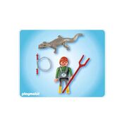 Playmobil - Ingrijitor zoo cu crocodil ARTPM4465
