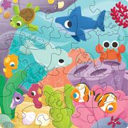 Ravensburger - Puzzle din lemn vietati marine 22 piese ARTRVSPC04081