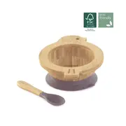 Set lingurita si bol Miniland Bamboo Chick FCS100% TNA89471