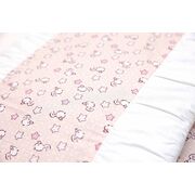 Set protectii patut Pink Ducks, din bumbac, 63x127 cm KDE35NBPKDK63127