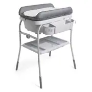 Cadita cu masa de infasat Chicco, Graphite Melange, 0luni+ CHC7934804-8
